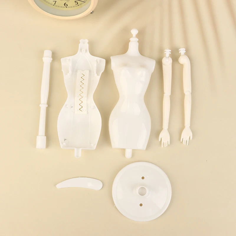 1/6 Doll Mannequin Coat Hanger Dollhouse Doll Skirt Support Wedding Mannequin Stand Humanoid Model Toy Doll Gown Display Form