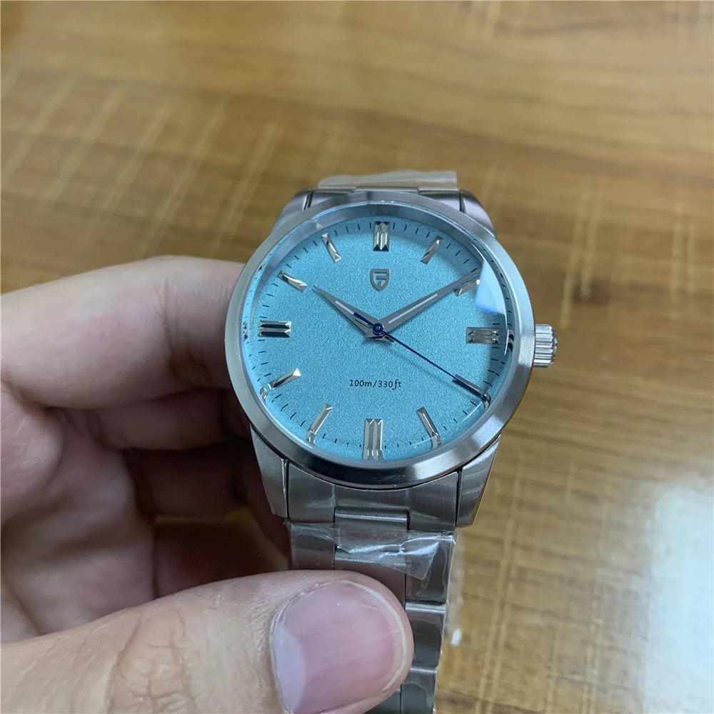 PAGANI DESIGN 2024 New 38mm Men's Quartz Watches Stainless Steel AR Coating Sapphire VH31 Business Sports Watches Watch for Men