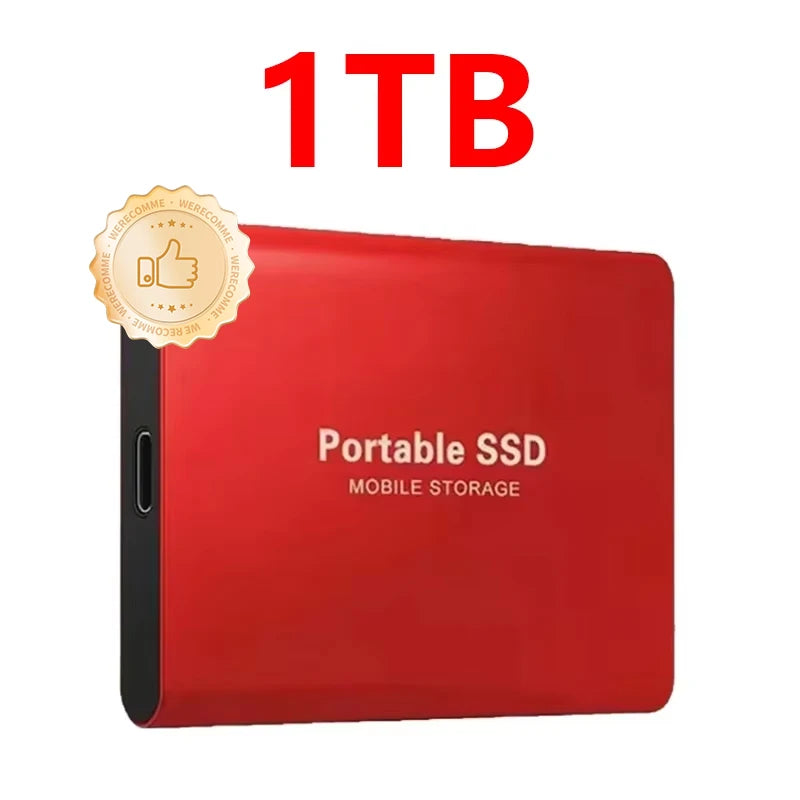 Anti-Shock Design SSD 2TB 4TBNew Portable External Hard Drive 16TB Mass Capacity Solid State Disk USB3.2 TYPE-C for Laptop PC