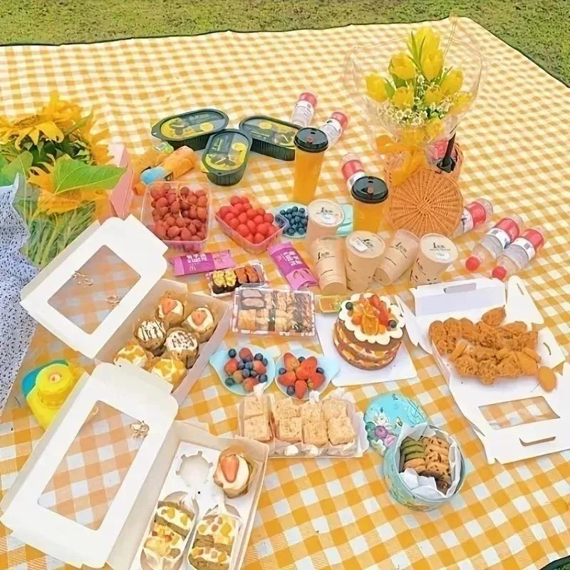 Thick Waterproof Picnic Mat Moisture Proof Ground Blanket for Outdoor Camping Hiking Beach Grass Activities