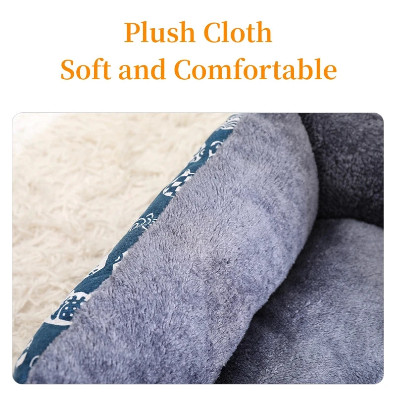 Pet Winter Bed Mat Large Dog Sofa Bed Warm Pet Nest Kennel For Small Medium Large Dogs Puppy Kitten Plus Size Sleeping Mattress