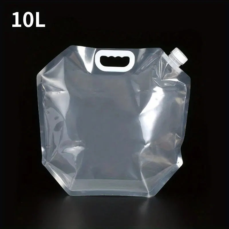 5L/10L Collapsible Water Container Water Storage Jug Bag for Outdoor Camping Hiking Emergency Survival