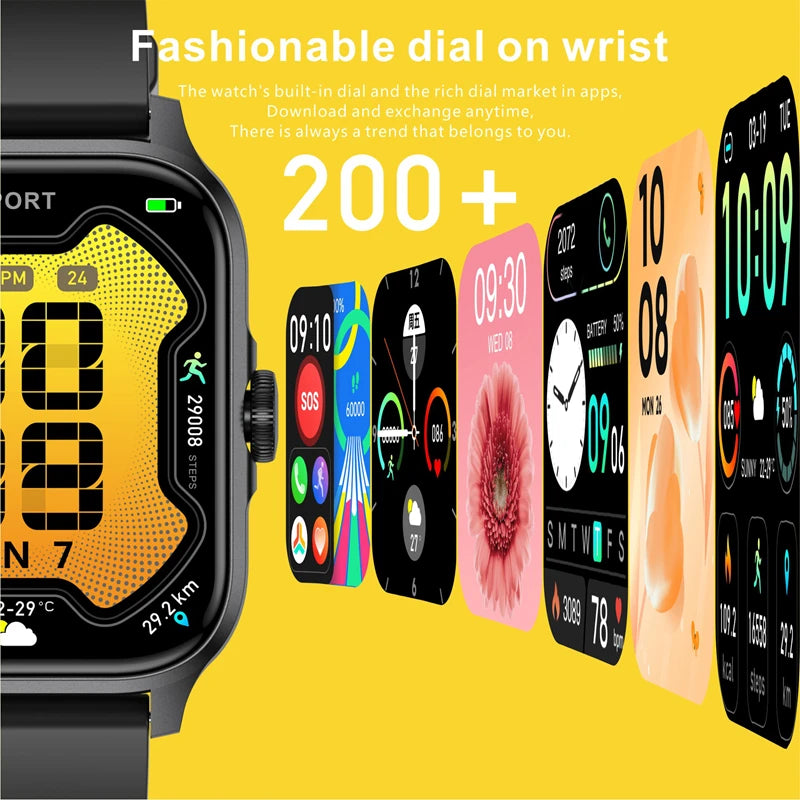 Lenovo QX15 Smart Watch Men & Women Full Touch Screen Sport Fitness Watch Man Waterproof Bluetooth For Ios Android Smartwatch