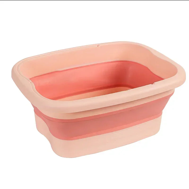 Foldable Footbath Massage Bucket Soaking Bucket Folding Basin Bucket Household Sauna Bathtub Pedicure Bathroom Suppliess