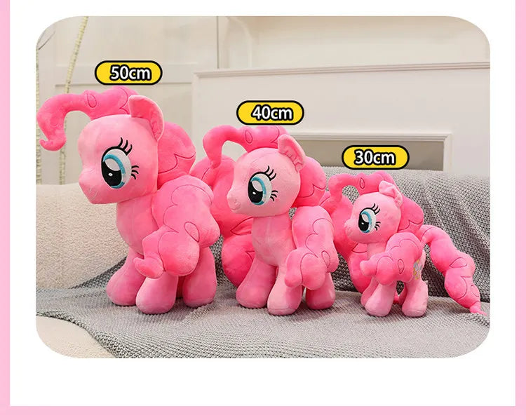 Little Pony Rainbow Dash Applejack Plush Toy 28cm Official Hasbro Figure Soft Stuffed Animal For Fans Collection Gift