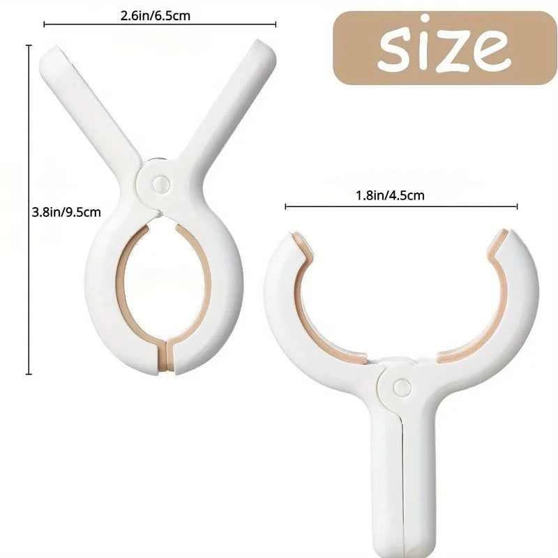 6/12Pcs Beach Towel Clips Plastic Clothespin Heavy Duty Laundry Clips to Keep Your Towel Clothes Blankets from Blowing Away
