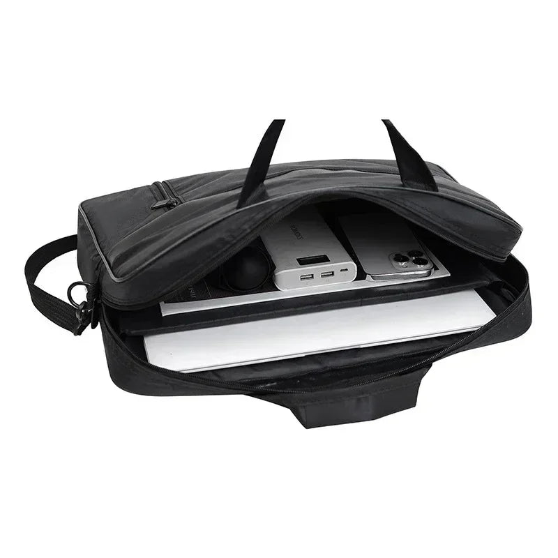 15.6 Inch Men's Handbags Laptop Bag Outdoor Business Trip Black Portable Large Capacity Computer Organizer Bags Мужская сумка 가방