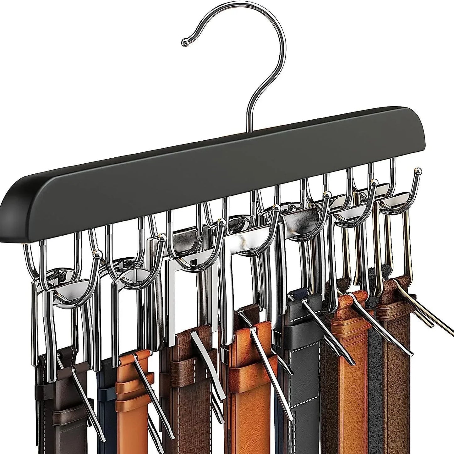 Wooden Belt Rack Women Storage Hangers for Clothes Case Home Wardrobe Accessories Supplly Scarf Organizer Men Tie Belt Hangers