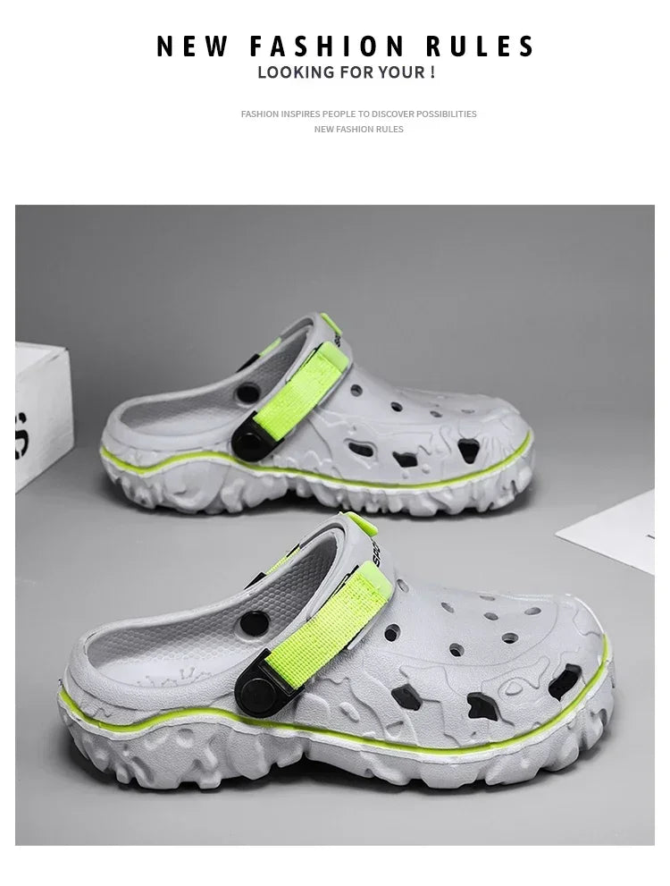 Factory Cheap EVA Men's Clogs Shoes Lightweight Wholesale Plastic Clog Men Beach Working Sandals with Men Clogs&Mules Big Size47