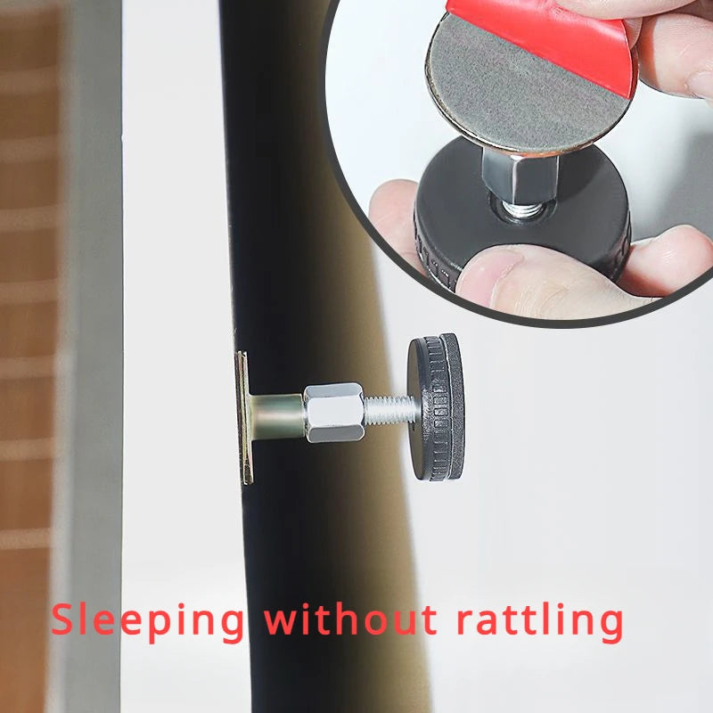 Shock Mount Tools Adjustable Threaded Bed Shock Hardware Furniture Cabinet Stabilizers Headboard Stoppers Self-Adhesive Fixed