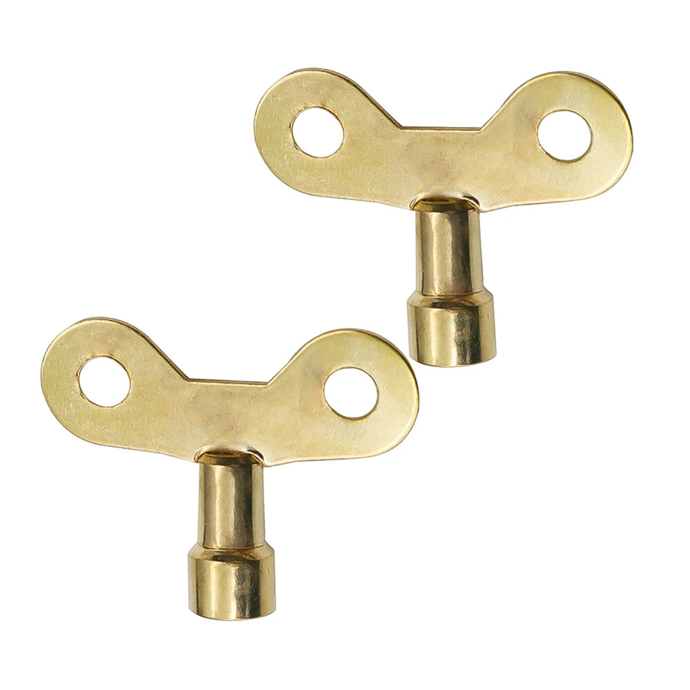 4Pcs Plumbing Hole Faucet Key Radiator Water Valve Tap 6mm Square Socket Special Lock Wrench Iron For Air Valve Plumbing Tool