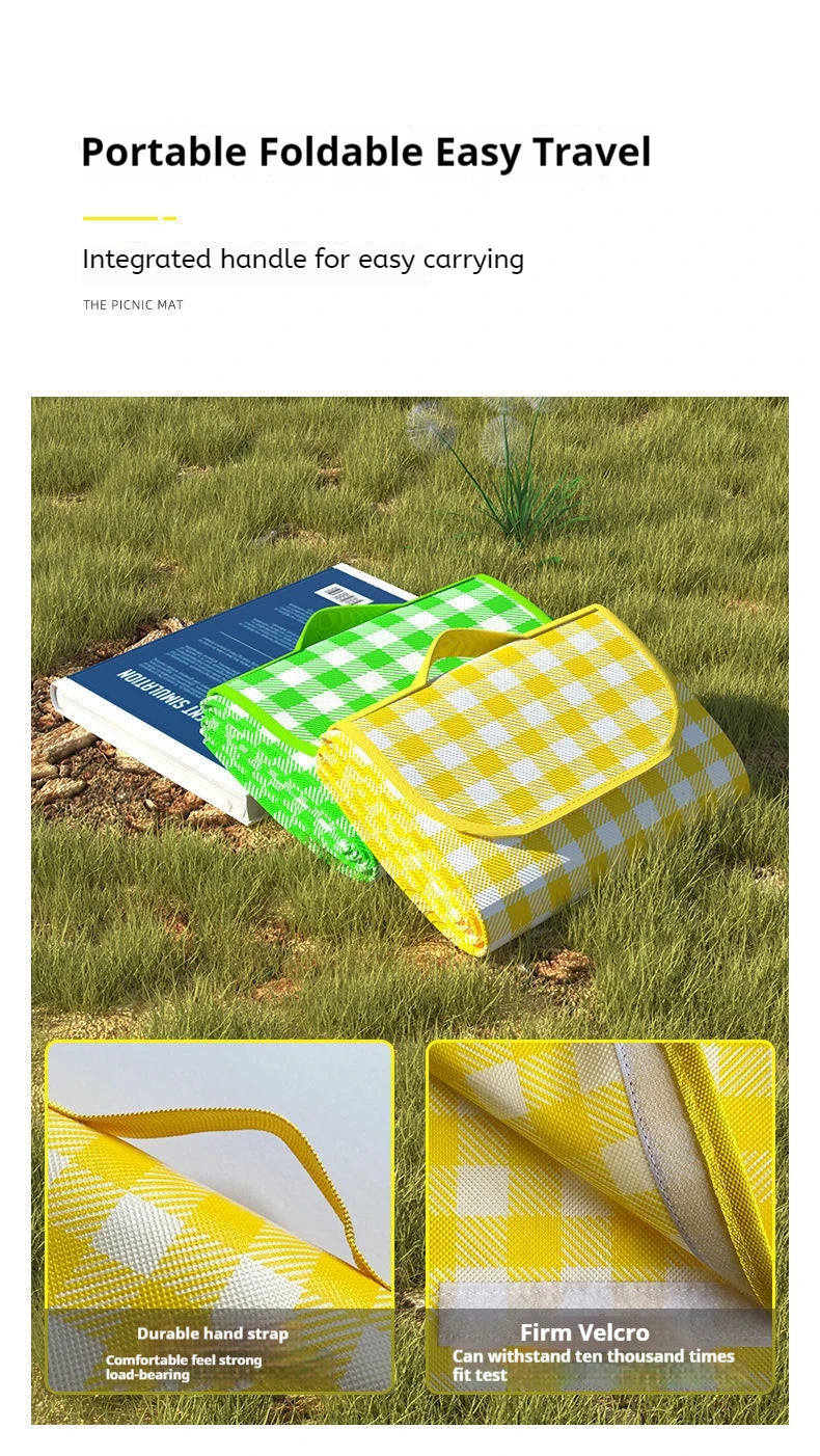 Thick Waterproof Picnic Mat Moisture Proof Ground Blanket for Outdoor Camping Hiking Beach Grass Activities
