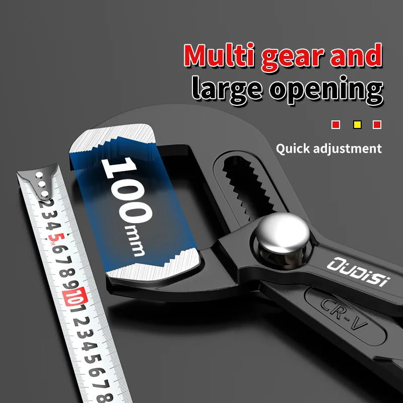 1pc multifunctional water pump tongs, universal wrenches with large openings that can be quickly adjusted, water heating wrenche
