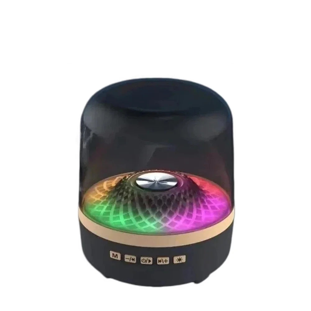 Glaze 5 Subwoofer Bluetooth 5.3 Audio Breathing Lamp Speakers Hi-Fi Acoustic Wireless Soundbar Portable Speaker for Home Theater