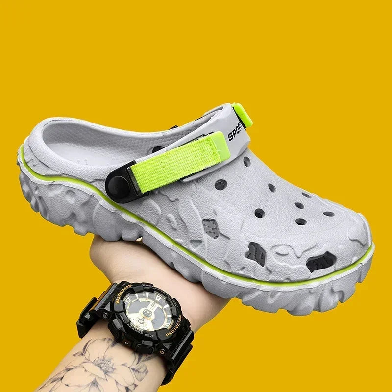 Factory Cheap EVA Men's Clogs Shoes Lightweight Wholesale Plastic Clog Men Beach Working Sandals with Men Clogs&Mules Big Size47