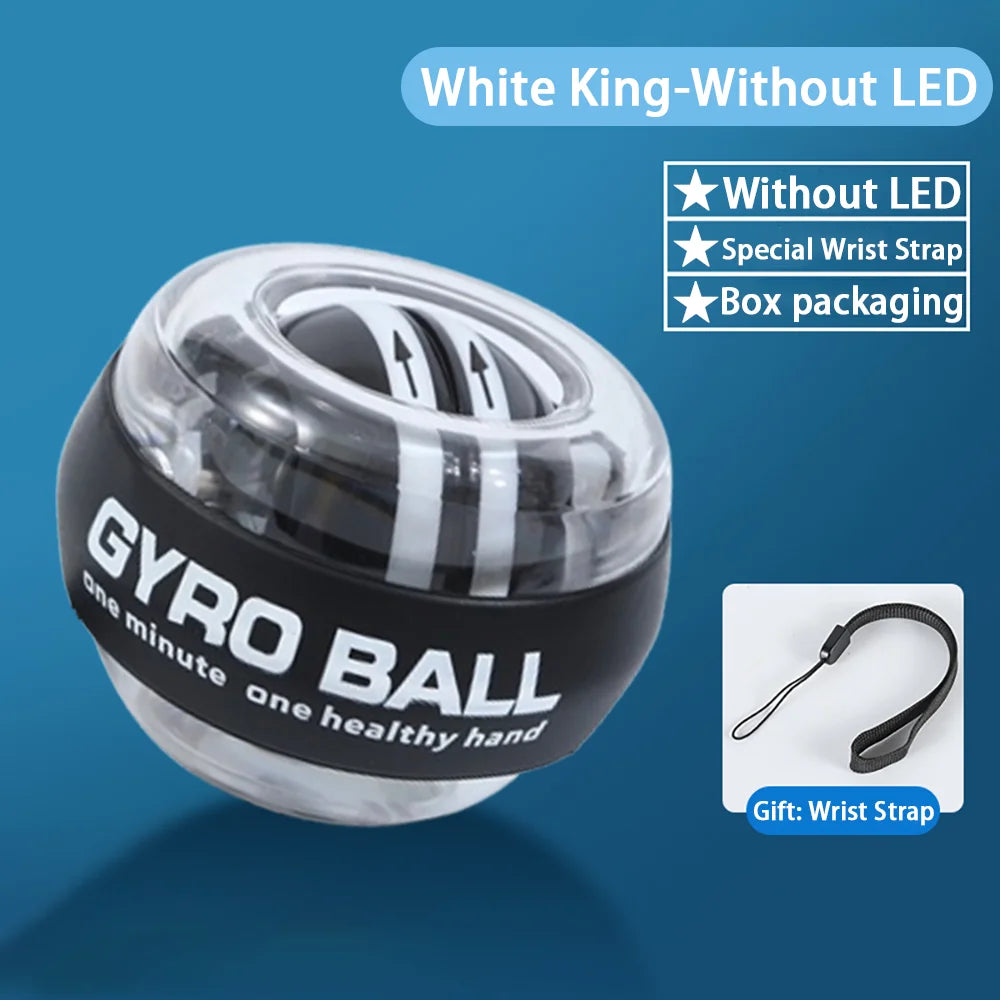 Wrist Power Hand Ball Auto-Start Grip Ball Strengthener Gyroscopic Arm Gyro Hand ball Home Fitness Forearm Exerciser ﻿