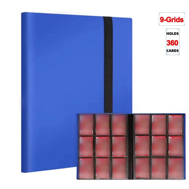 1Pc Card Binder 160/360/480 Trading Card Holder Book PP Cover Binder For Cards Durable Side Loading Card Book With Gaming Cards