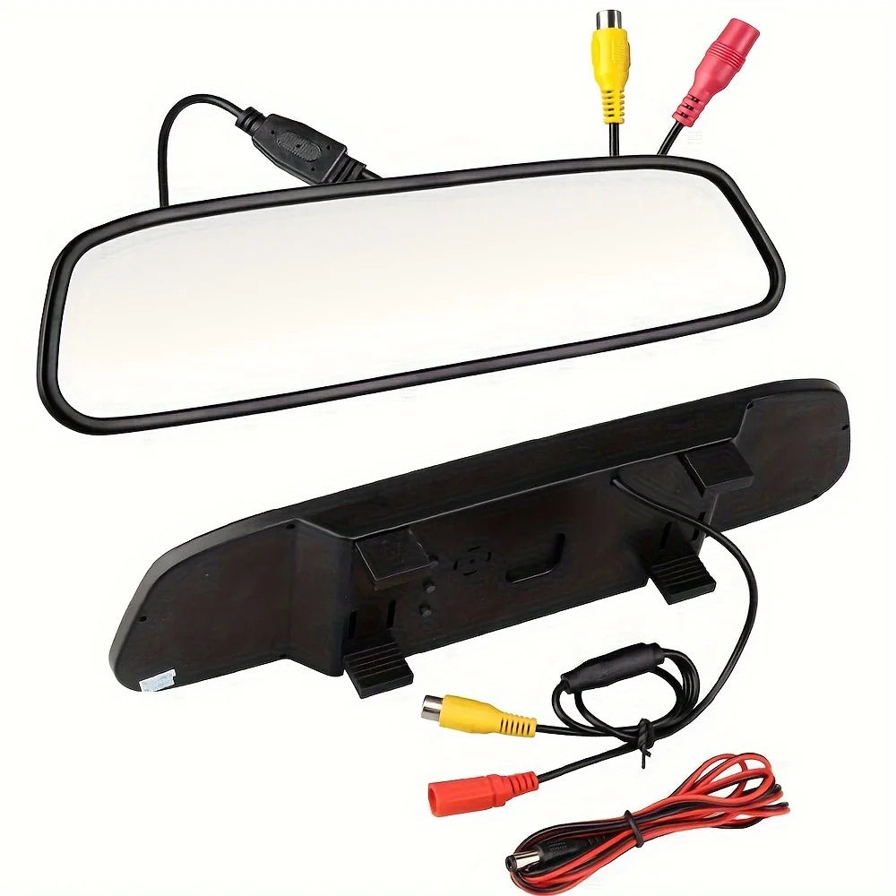 Backup Camera with Monitor Back up Camera System for Car  Reverse Camera  Rear View with 4.3in Monitor Safe Parking