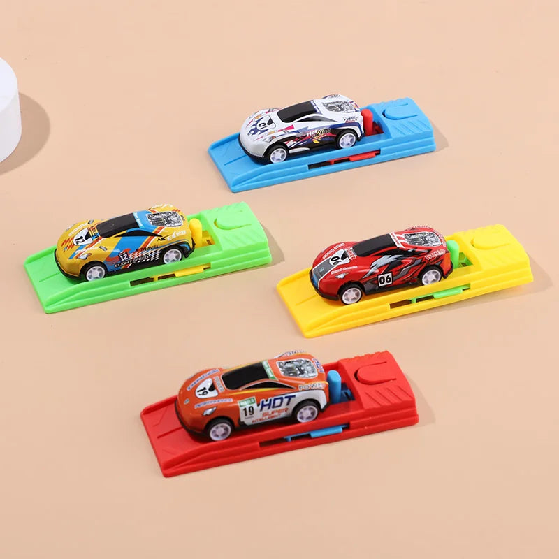 5-20Pcs Alloy Shooting Flying Racing Car Toys for Kids Boy Birthday Party Favors Goodie Pinata Fillers Baby Shower Guest Gifts