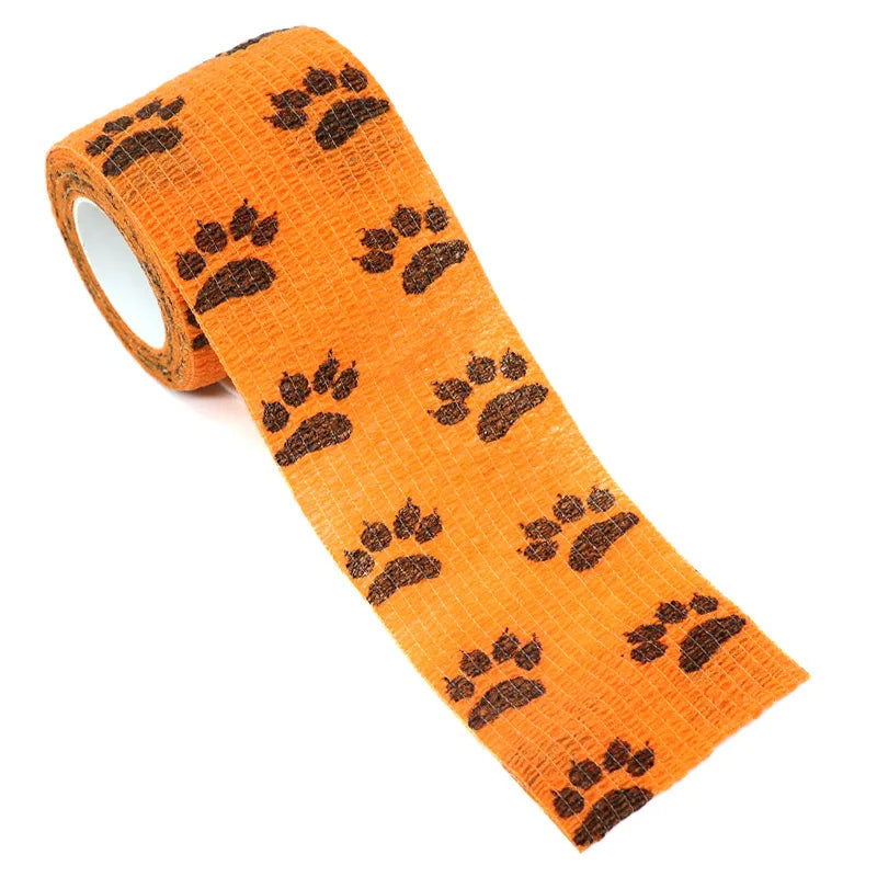 6 pcs Pet Puppys Anti Dirt Tool for Going Out Leggings Self Adhesive Bandages for Walking Dogs Feet Wrapping Protective Bandages
