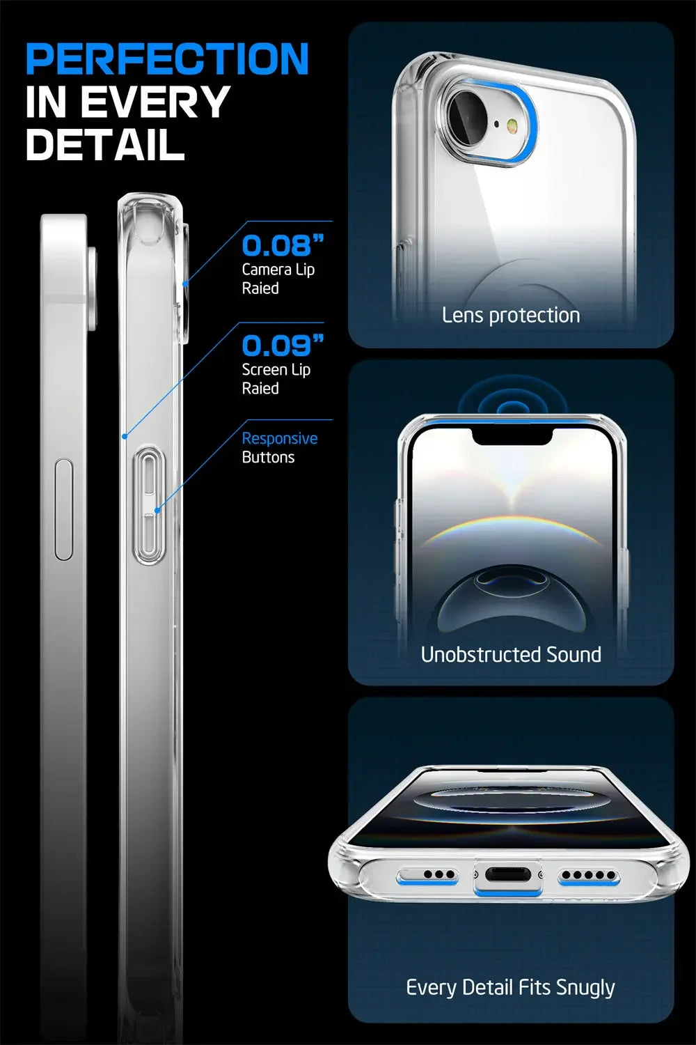 SUPCASE For iPhone 16E For iPhone 17E Case 6.1" UB Mag Slim Shockproof Protective Magnetic Phone Case Compatible with MagSafe