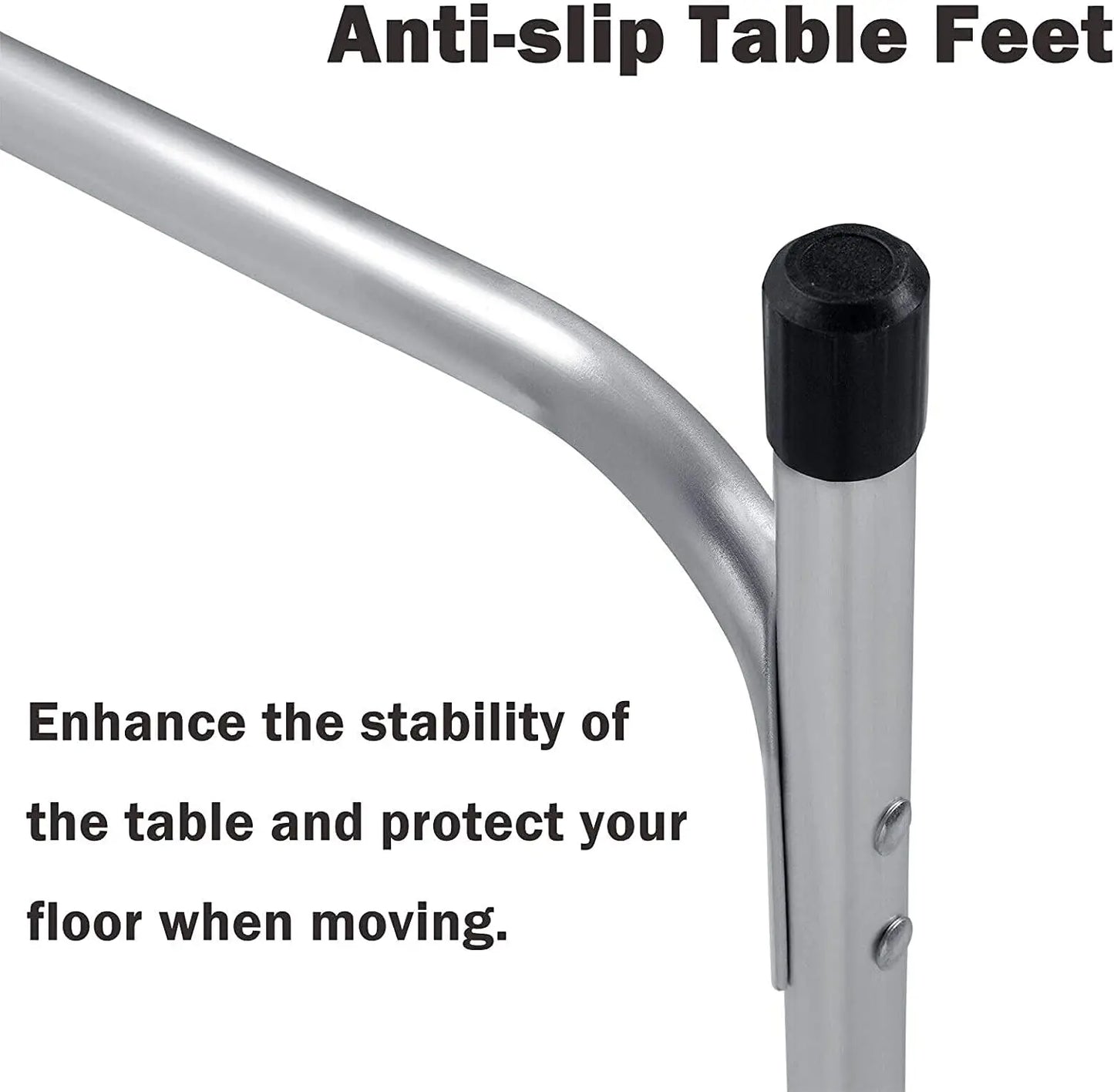 120cm Folding Picnic Table, Aluminum Alloy Camping Table that Fold Up,Portable Fold Away Garden Beach Barbecue BBQ Table,Outdoor