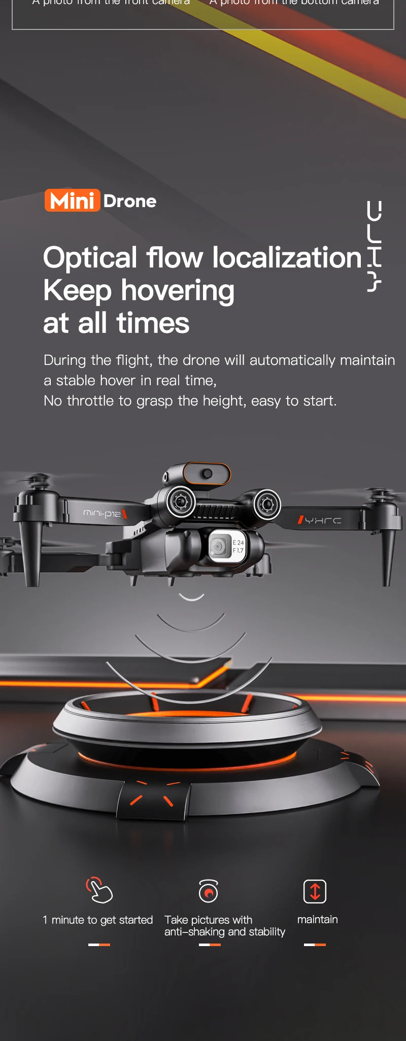 8K Dual Camera Obstacle Avoidance Drone Aerial Photography Laser Obstacle Avoidance Option Flow Helicopter Gift Toy Kid RC Drone