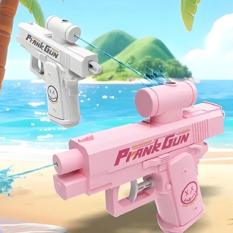 Prank Water Gun Continuous Firing Water Gun Two-way Water Gun Portable Small Pistol Outdoor Indoor Mischievous Shoot Water Guns