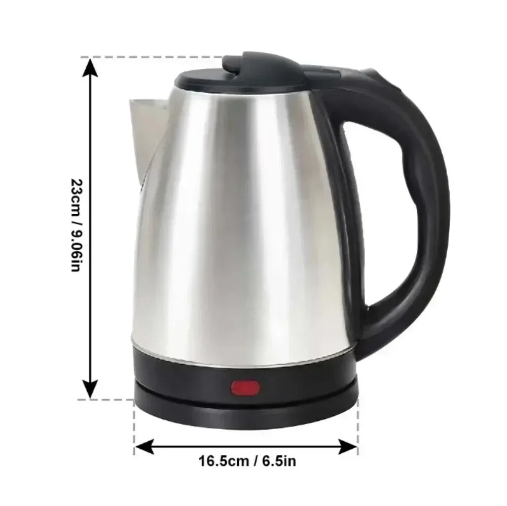 2L Food-grade Stainless Steel Electric Teapot Electric Kettle Hot Water Kettle Coffee Beverage Boiler Electric Water Heater