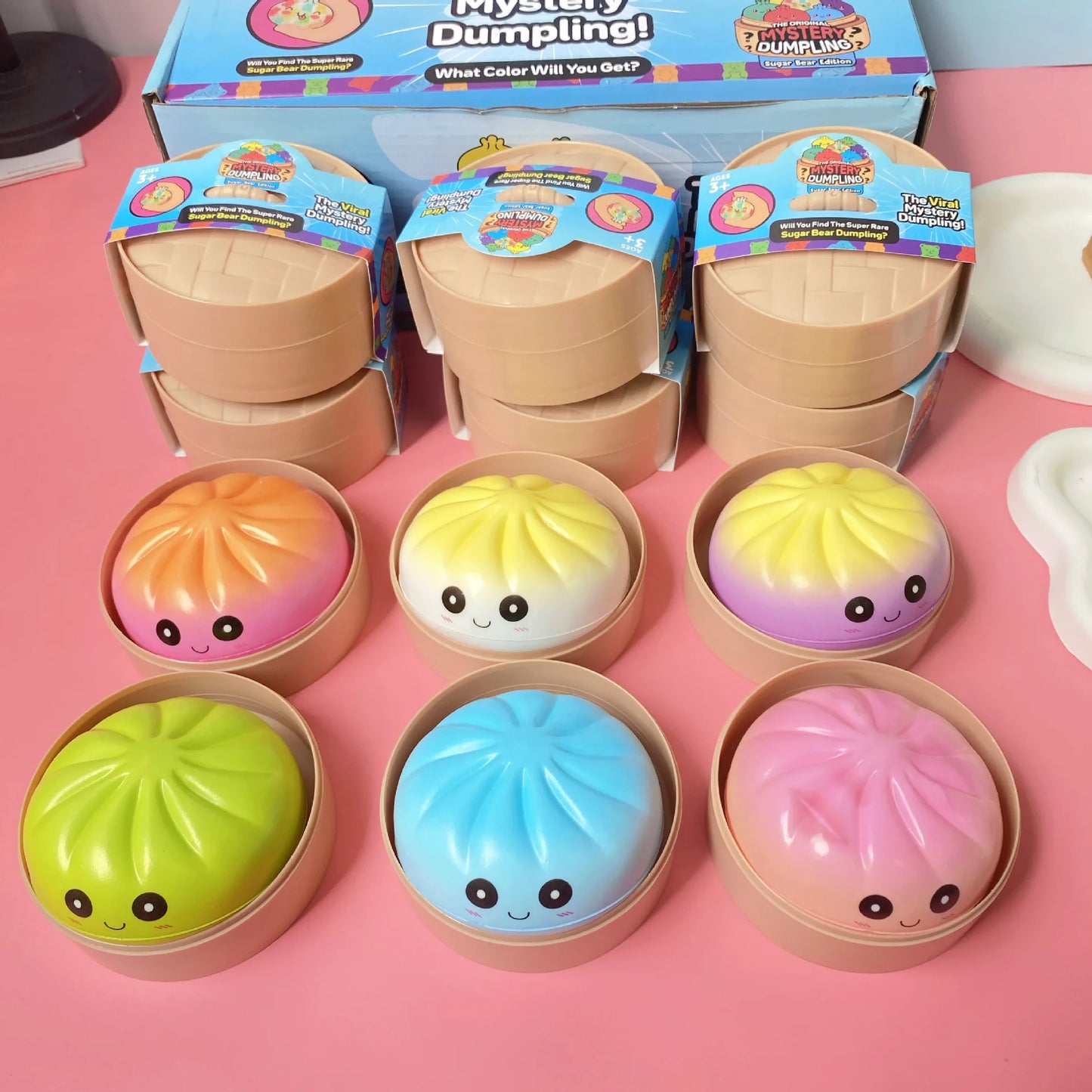Assorted 100Pcs Surprise Blind Box Squishy Toys Slow Rebound Squeeze Fidget Stress Relief Birthday Party Favor Gifts