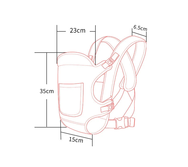 Baby Going Out Safety Carrier Sling Multifunctional Shoulder Baby Carrier Four Methods Front and Back Versatile for All Seasons
