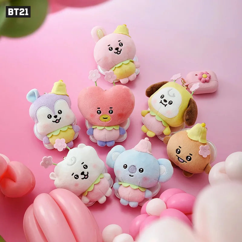 BT21 Chimmy Cooky koya Shooky Tata Creative Anime Peripheral Cartoon Keychain Personality Cute Backpack Decorative Doll Pendant