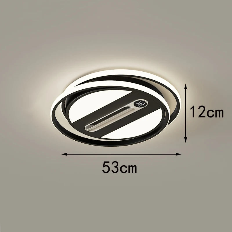 LED ultra-thin ceiling light, modern and simple living room lighting fixture, 2026 new atmospheric rectangular bedroom light