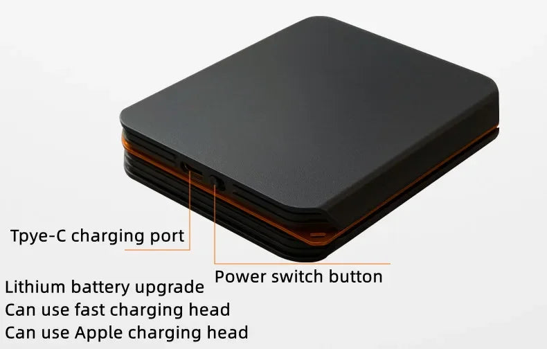 Mini Portable Digital Coffee Scale 2kg/1g Rechargeable High Precision LED Kitchen Scale with Timer for Hand Pour over Coffee