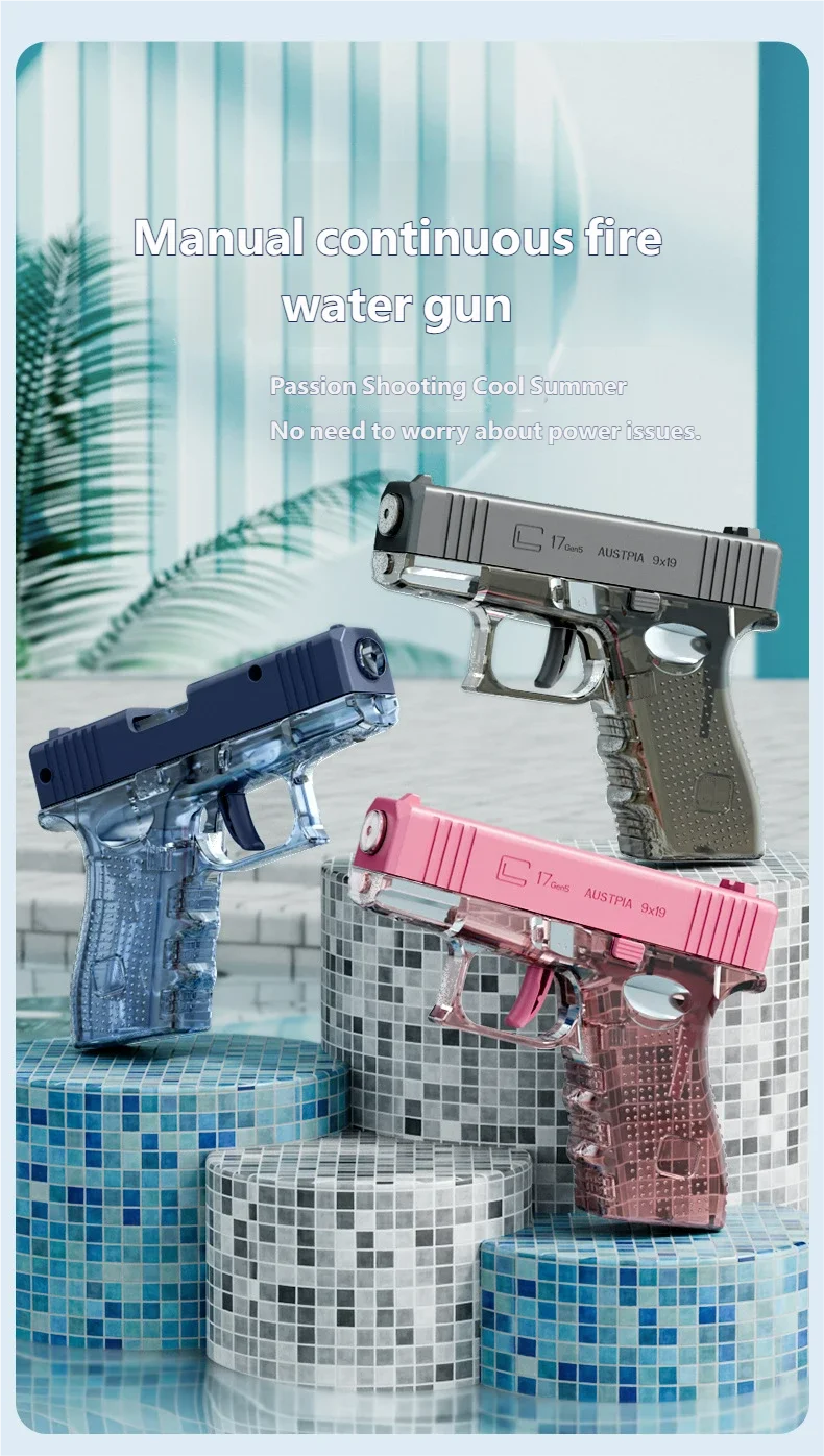 Outdoor Toy Water Gun Mini Spray Water Pistol Party Swimming Pool Beach Play Shoot Firing Water Gun Game For Children Adult Gift