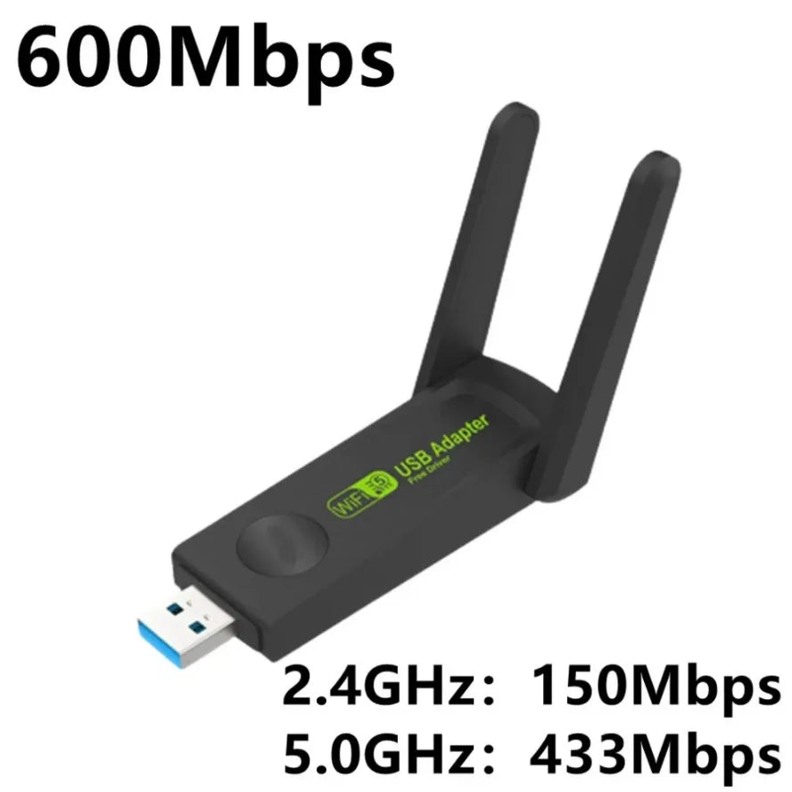 1300Mbps USB3.0 WiFi Adapter Dual Band 2.4G+5Ghz Wireless WiFi Dongle Antenna USB Ethernet Network Card Receiver for PC Desktop