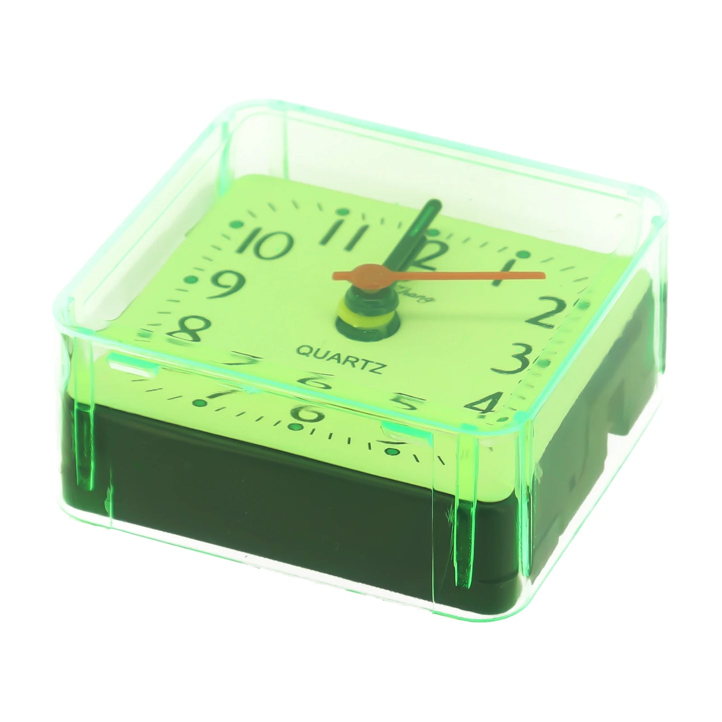 Small Battery Operated Quartz Alarm Clock with Beeping Sound for Bedside Use Featuring Clear Numbers and Reliable Performance