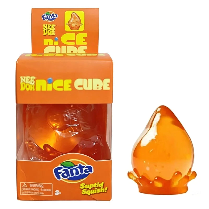 Needoh Nice Cube Dream Drop Jelly Cube Squish Toy Slow Rebound Desktop Ornament Non-toxic Antistress for Adults Kids Relax Gift