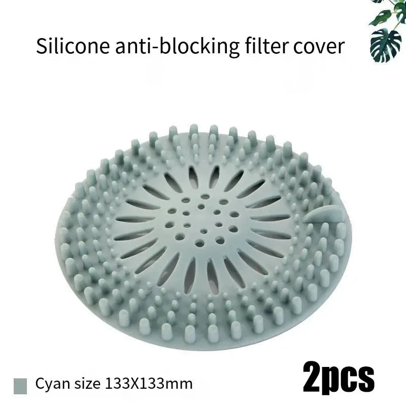 Sewer filter hair floor drain bathroom anti hair kitchen toilet bathroom cover magic tool sink anti clogging