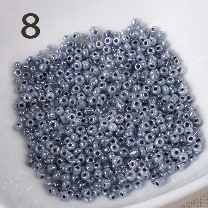 Gold and Silver Color 2mm 3mm 4mm Crystal Glass Spacer beads,Czech Seed Beads For Jewelry Handmade DIY BLUV03X