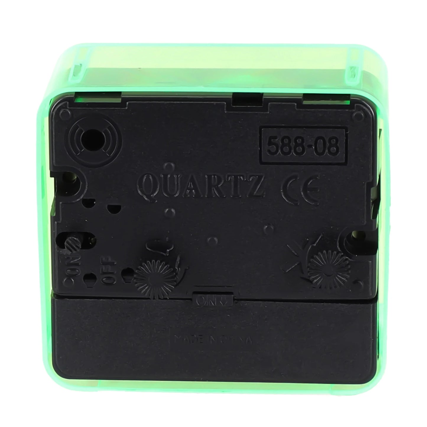 Small Battery Operated Quartz Alarm Clock with Beeping Sound for Bedside Use Featuring Clear Numbers and Reliable Performance