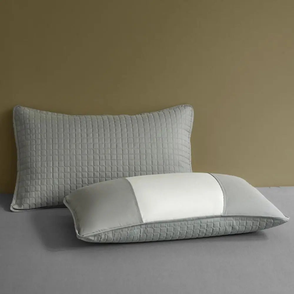 Anti Comfortable Cotton Pillow Cover Head oil Isolation layer Pillow Case Protector Sweatproof Waterproof Pillowcase household