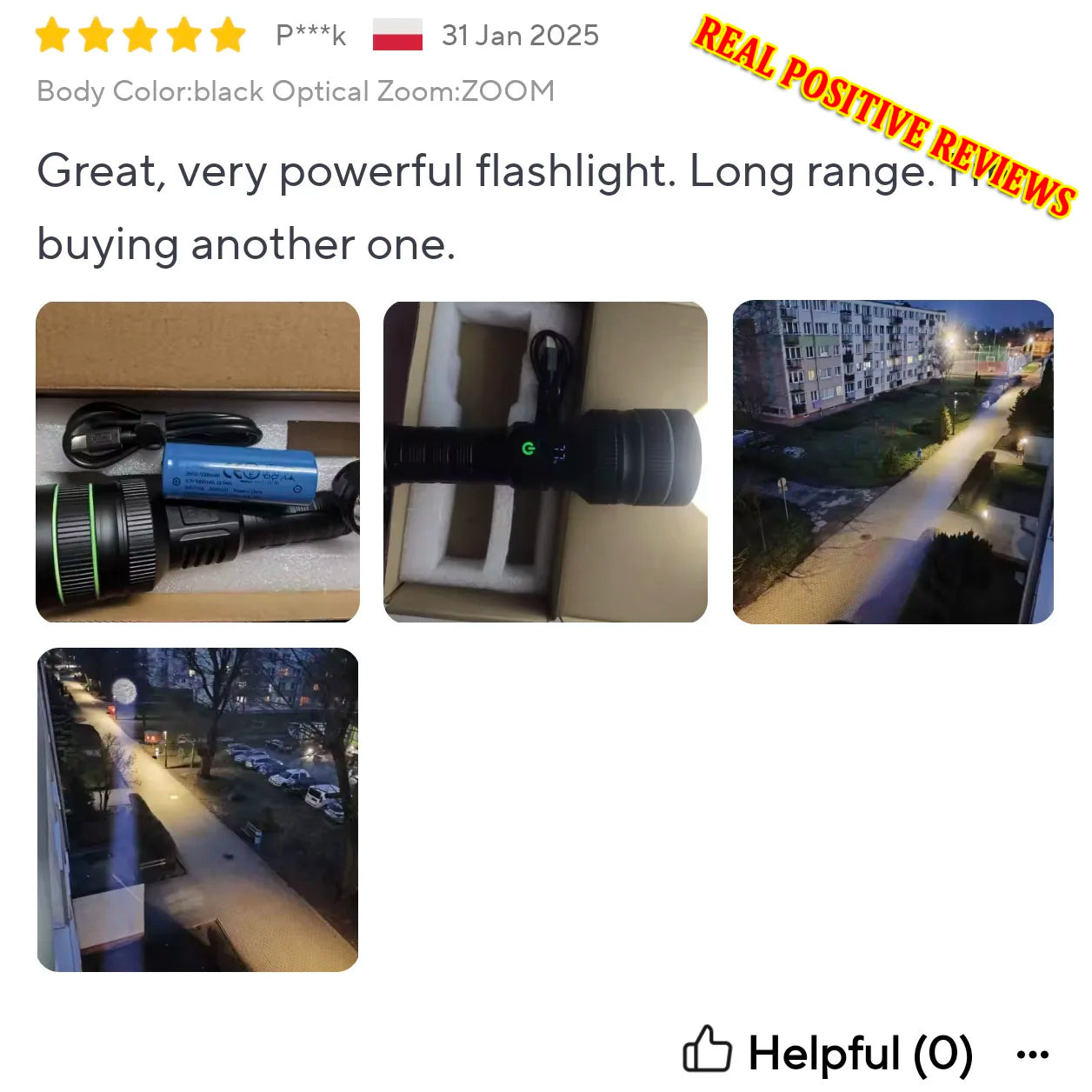 hit product long-range kilometer ultra bright flashlight, outdoor waterproof high-power strong light flashlight, rechargeable