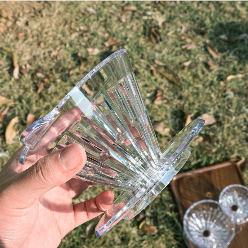 TIMEMORE PCTG Crystal Eye dripper coffee dripper pour over coffee maker Conical coffee filter cup hand drip reusable filters