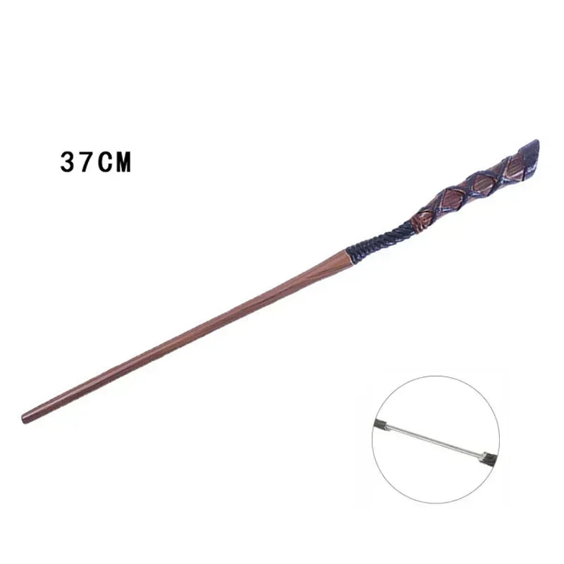 New Anime Cosplay Metal Core Magic Wand Harri Decoration Toy Accessories For Bacchetta Di Plastic Pottee Magic Stick