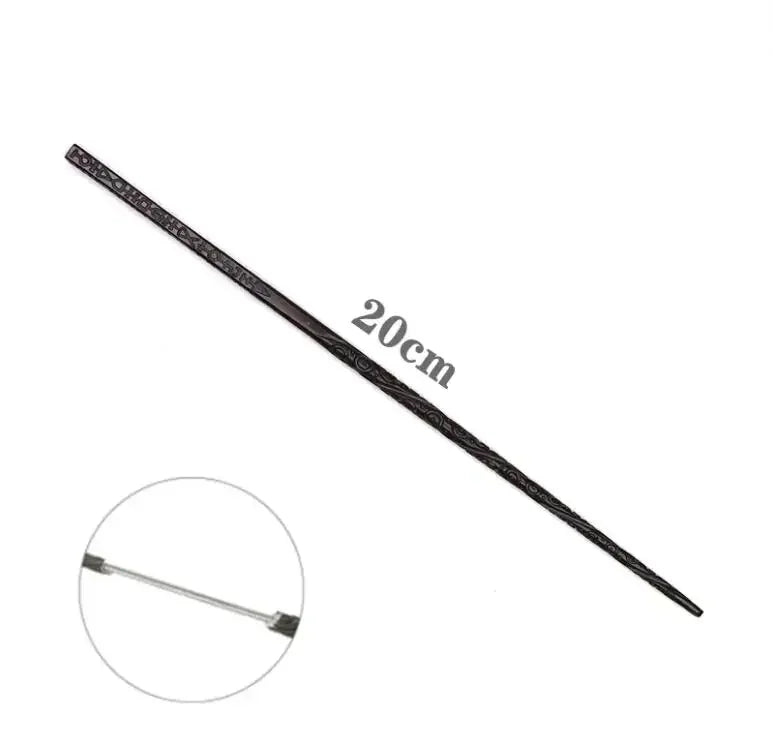 New Anime Cosplay Metal Core Magic Wand Harri Decoration Toy Accessories For Bacchetta Di Plastic Pottee Magic Stick