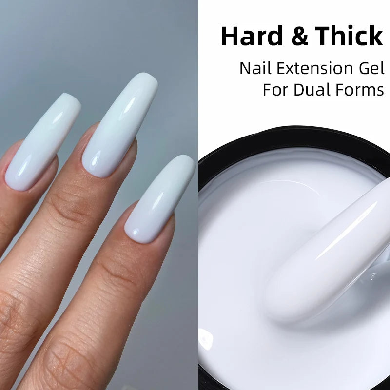 MSHARE 50ml Baby Pink Builder Nails Gel Hema Tpo Free Gel Nail Construction Self Leveling Gel for Nail Extension UV Led
