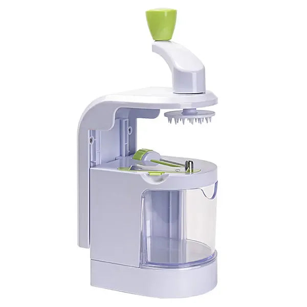 Vegetable Spiralizer 4-IN-1 Rotating Blade Veggie Spiralizer Zucchini Noodle Maker with Suction Cup Vegetable Cutter Slicer