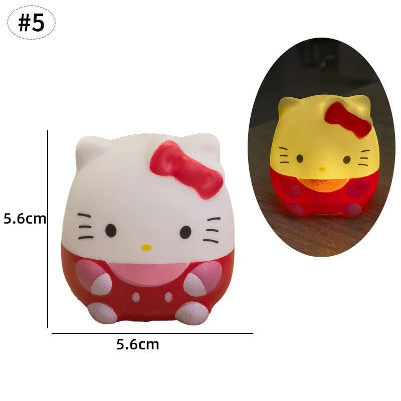 Hello Kitty Night Light Cartoon Kitty Lamp Bedside Sleeping Reading Light Home Desktop Home Decorations Party Favors Gift