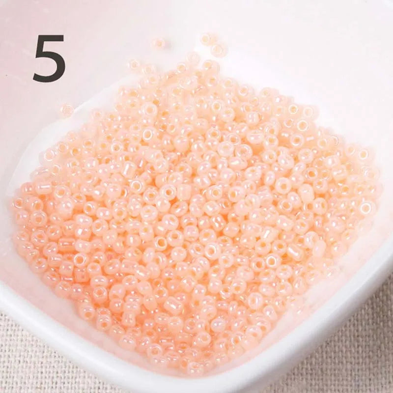 Gold and Silver Color 2mm 3mm 4mm Crystal Glass Spacer beads,Czech Seed Beads For Jewelry Handmade DIY BLUV03X